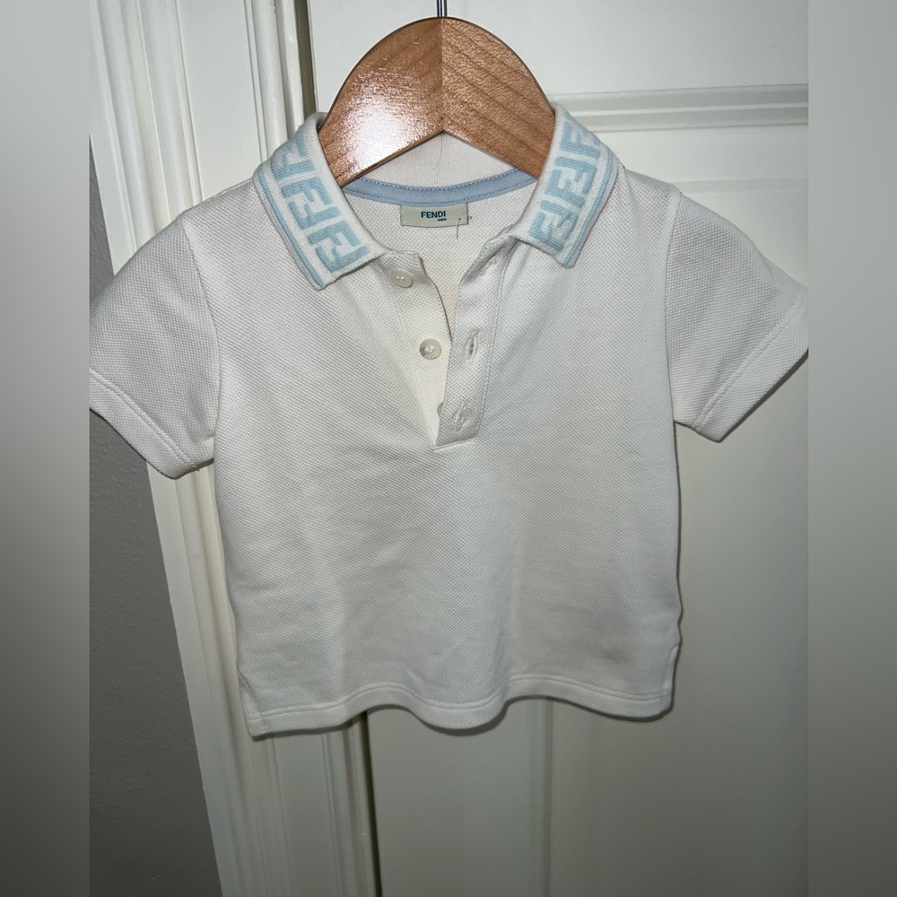 Fendi
Baby Boy's FF Logo Collar Polo